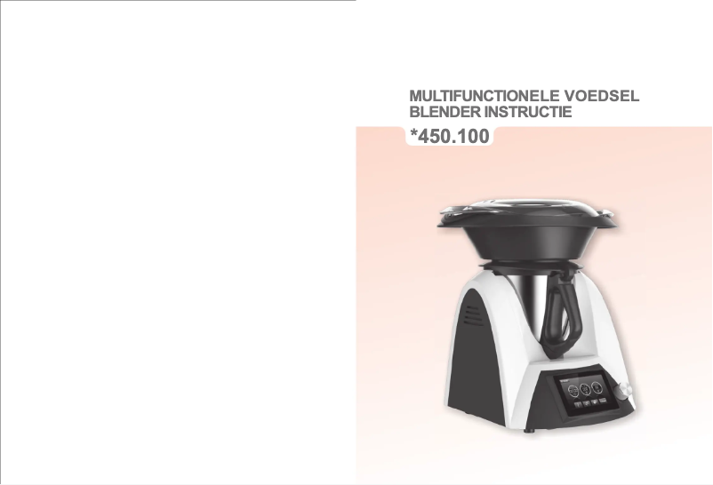 Page 1 de la notice Manuel utilisateur CaterChef 450100