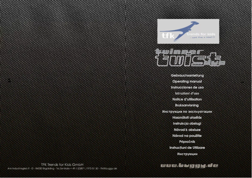 Page 1 de la notice Manuel utilisateur TfK Twinner Twist Duo