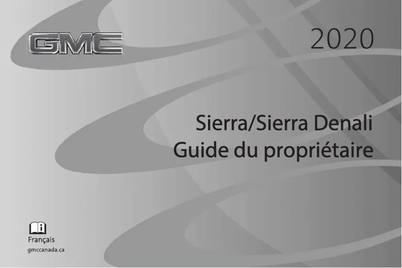 Page 1 de la notice Manuel utilisateur GMC Sierra (2020)