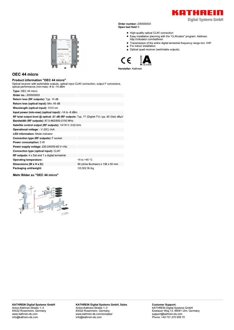 Image de la première page du manuel de l'appareil OEC 44 micro