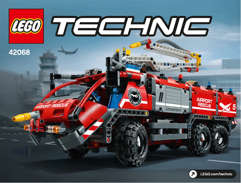 Page 1 de la notice Consignes visuelles Lego Technic 42068