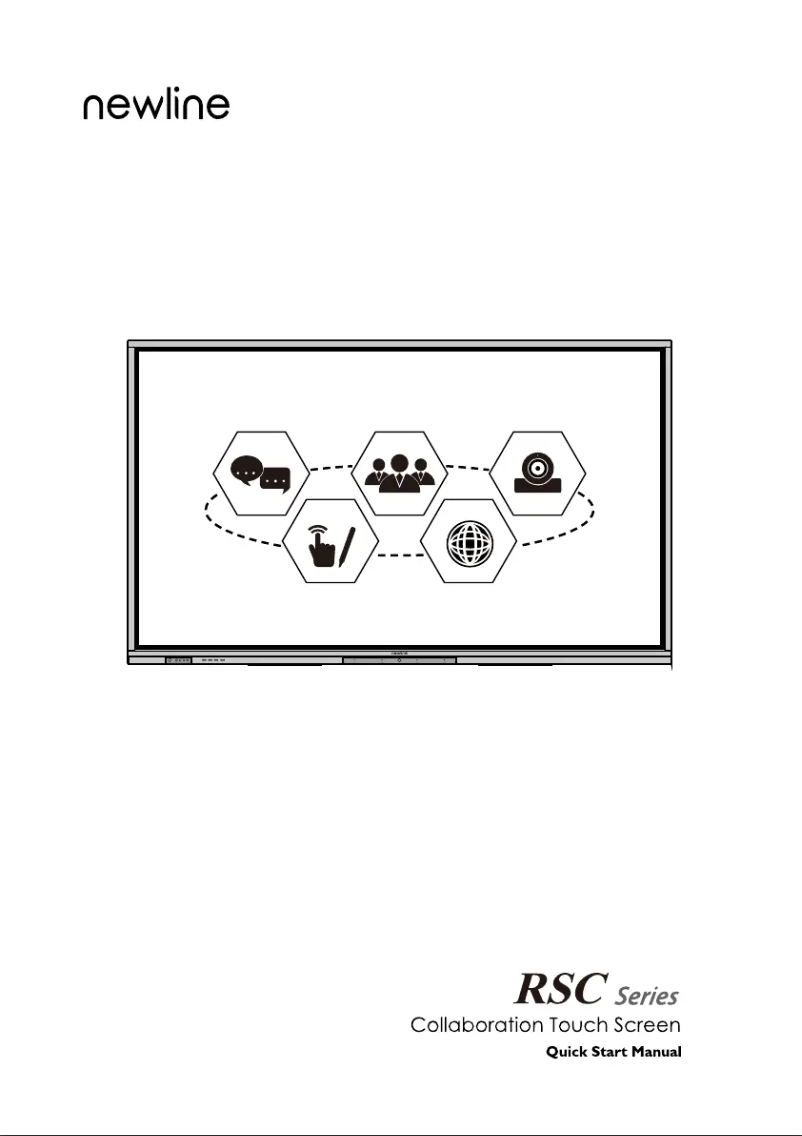 Página 1 del manual Manual de usuario Newline TT-7519RSC