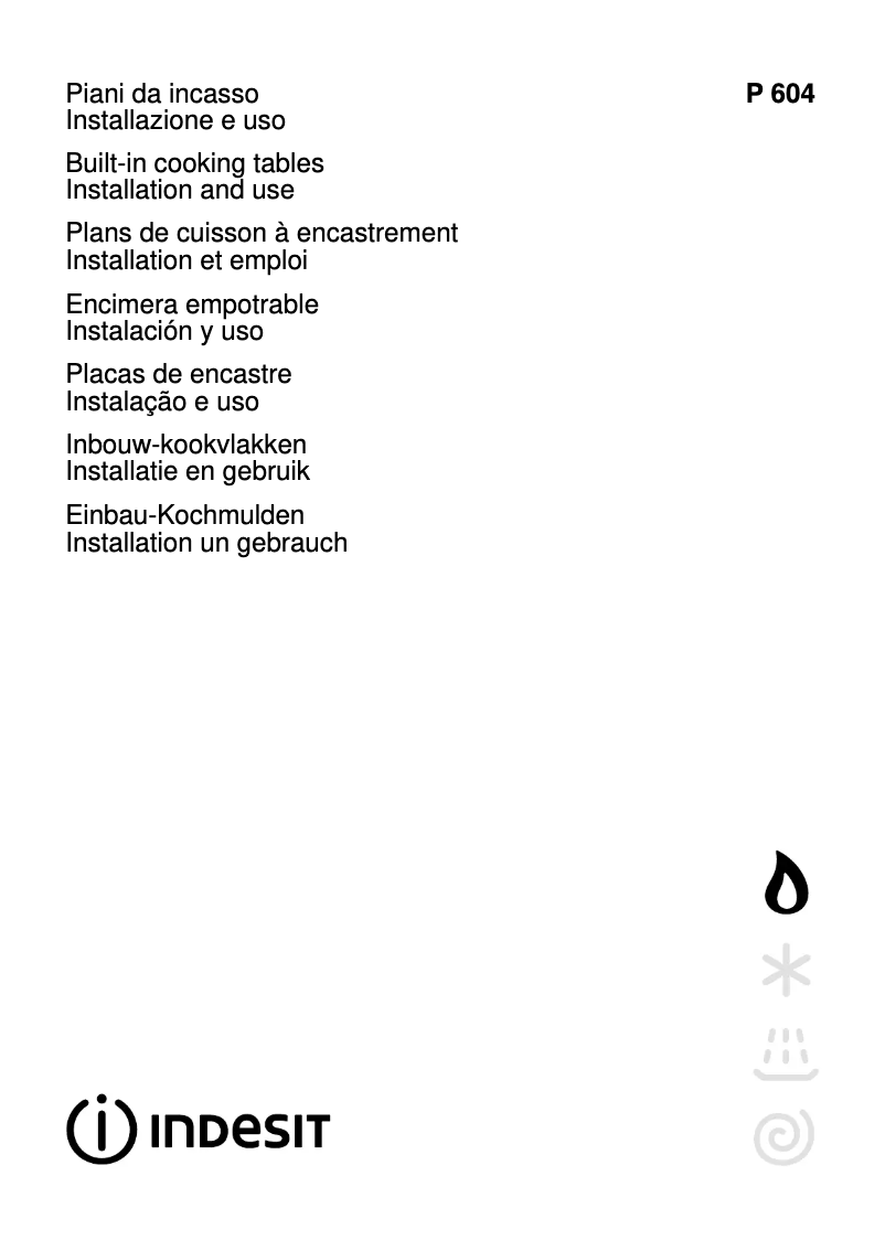 Image de la première page du manuel de l'appareil P 604 IX