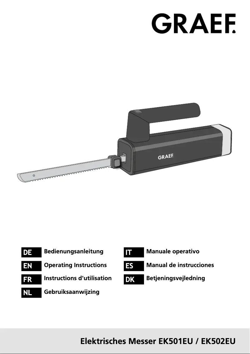 Image de la première page du manuel de l'appareil EK 502