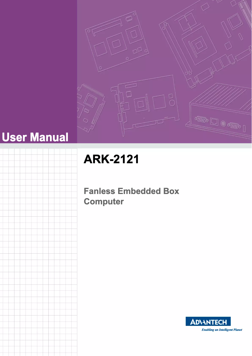 Image de la première page du manuel de l'appareil ARK-2121