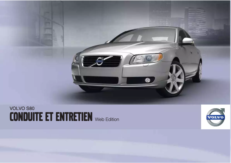Page 1 de la notice Manuel utilisateur Volvo S80 (2011)