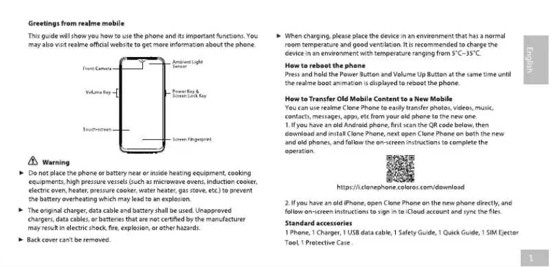 Image de la première page du manuel de l'appareil X2