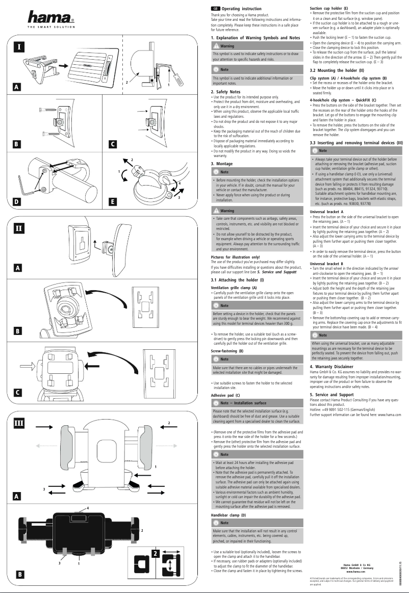 Imagen de la primera página del manual del dispositivo 088415