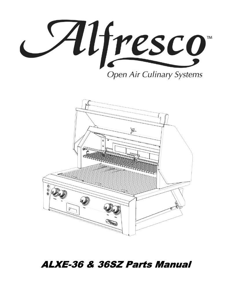 Page 1 de la notice Manuel utilisateur Alfresco ALXE-36