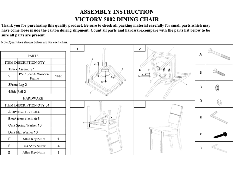 Page 1 de la notice Manuel utilisateur Talgø Victory