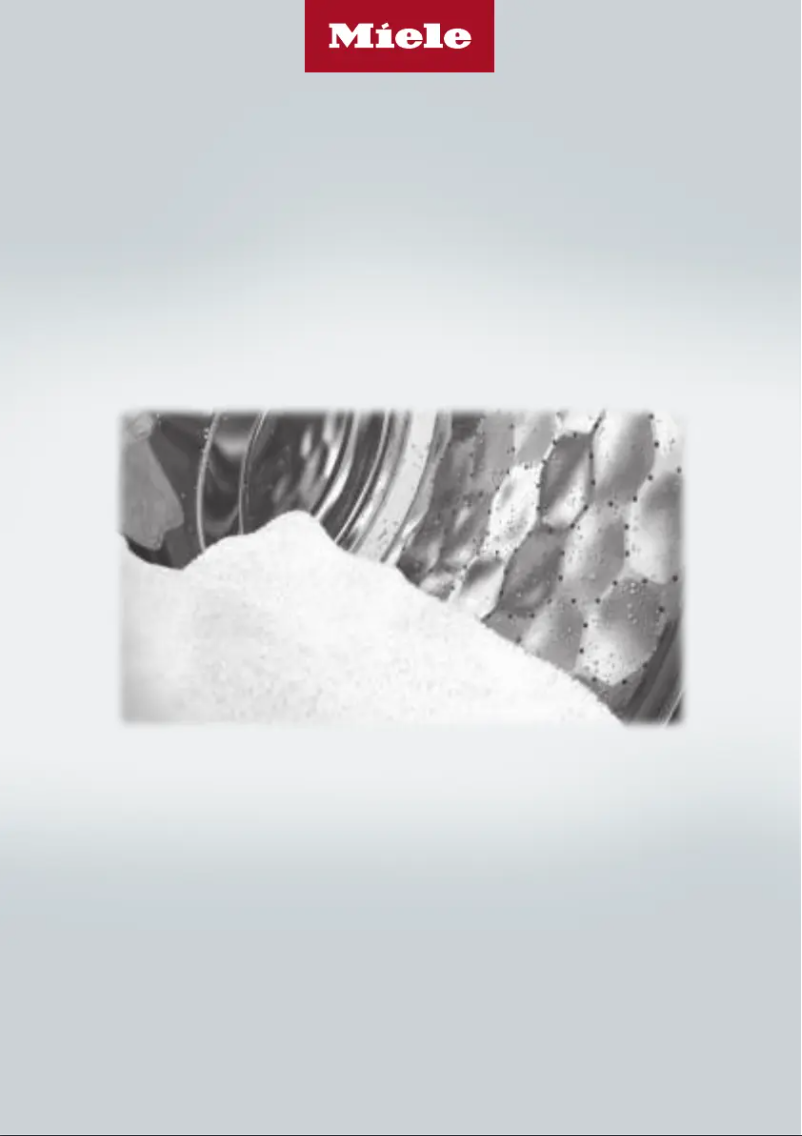 Page 1 de la notice Manuel utilisateur Miele WSD 323 WCS