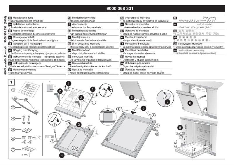 Page 1 de la notice Manuel utilisateur Neff Z7863X3