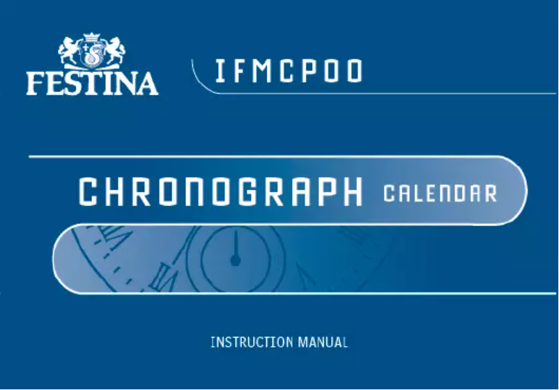 Page 1 de la notice Manuel utilisateur Festina F6696