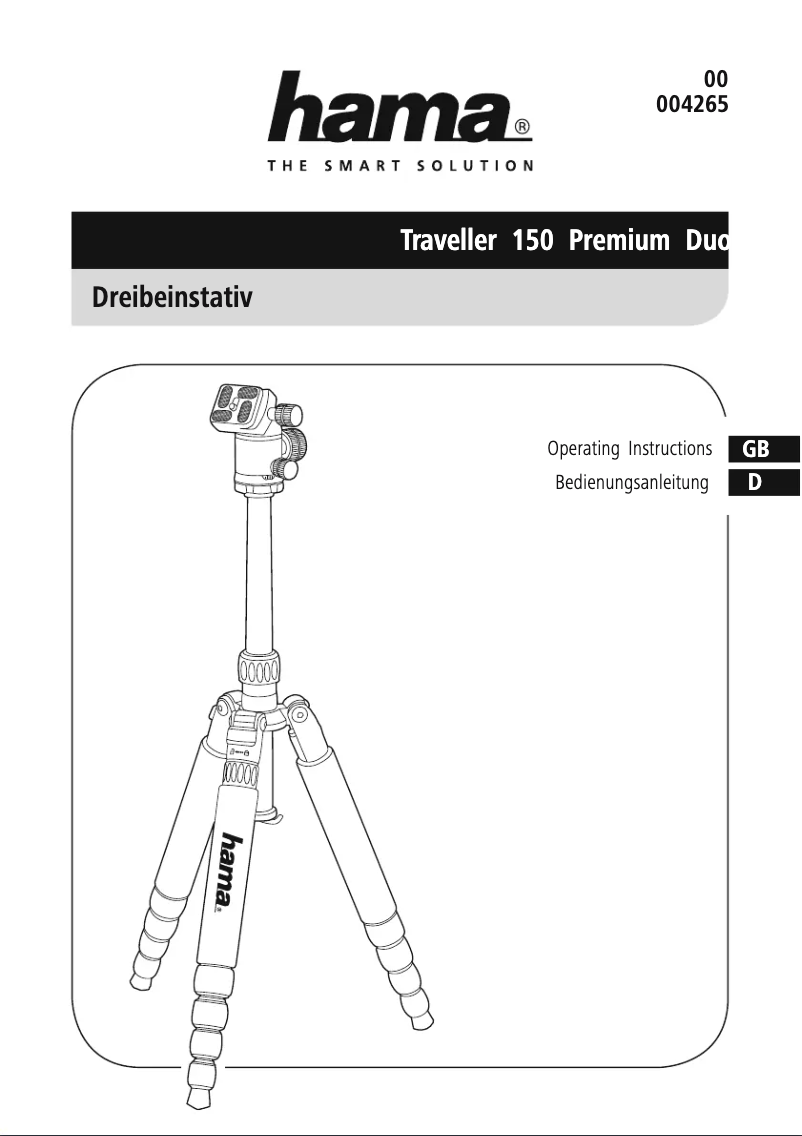 Page 1 de la notice Manuel utilisateur Hama Traveller 150 Premium Duo