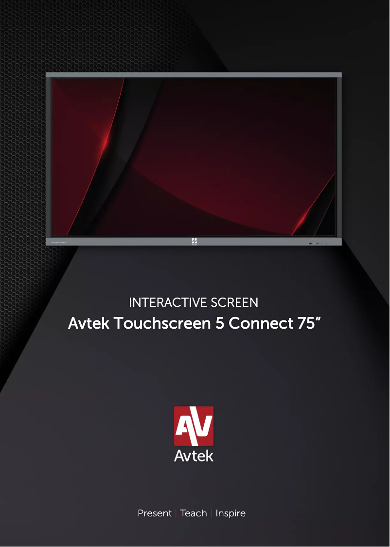 Image de la première page du manuel de l'appareil 5 Connect 75”