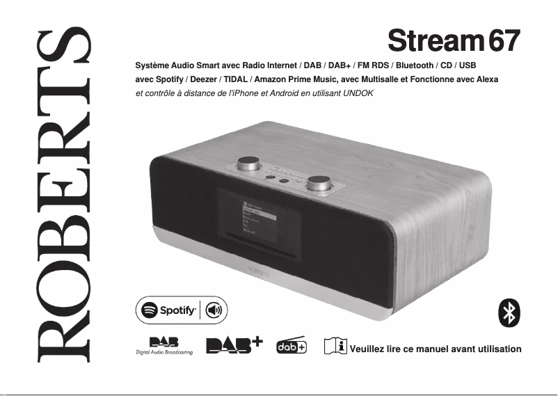 Image de la première page du manuel de l'appareil Stream 67