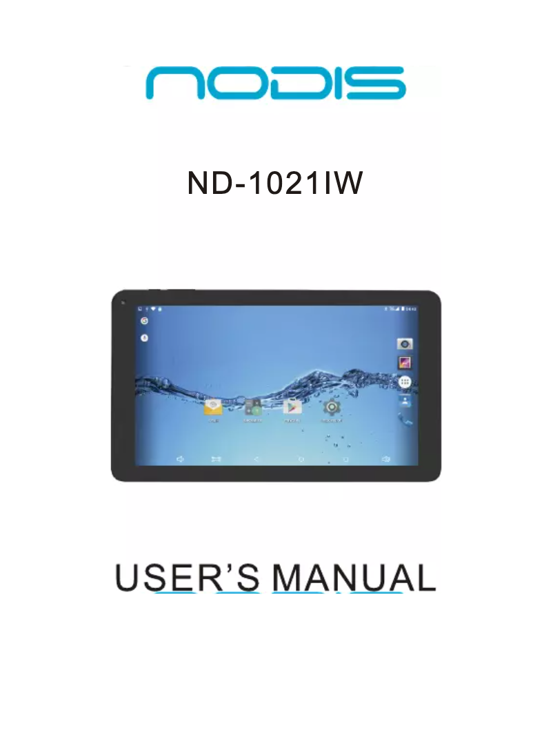Page 1 de la notice Manuel utilisateur Nodis ND-1021IW