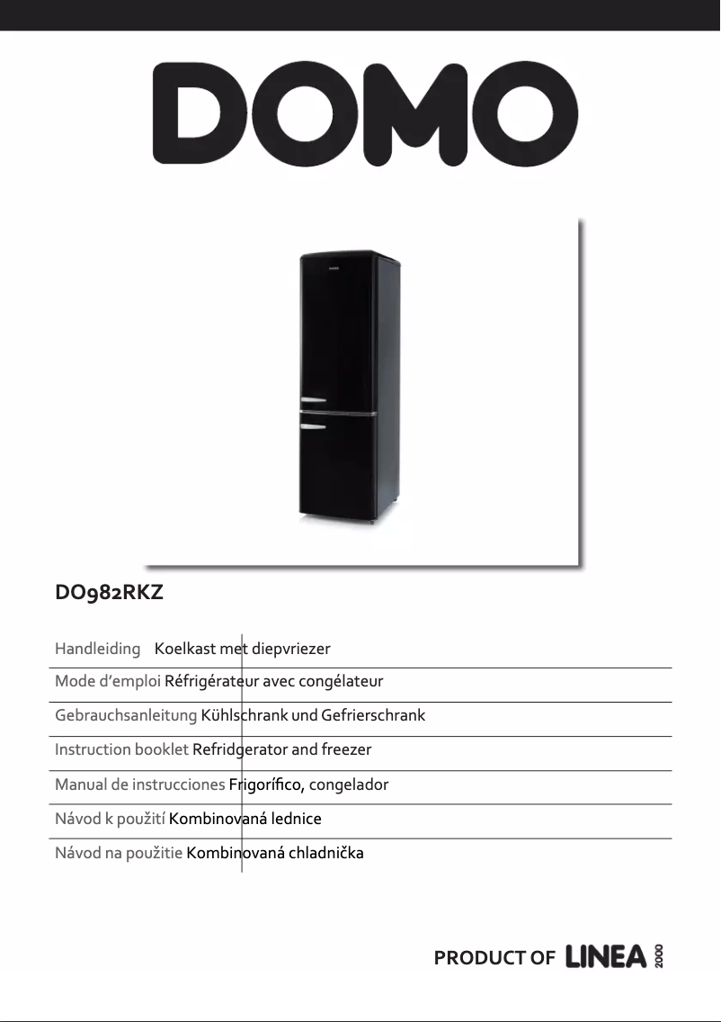 Image de la première page du manuel de l'appareil DO982RKZ