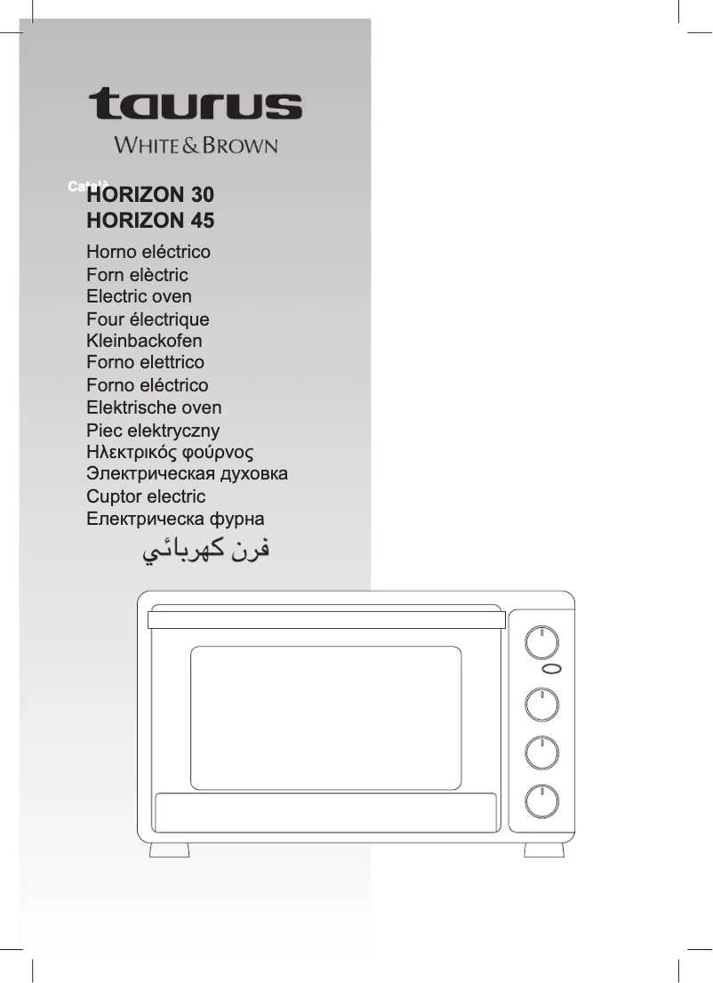 Page n°1 - Manuel utilisateur Taurus Horizon 45