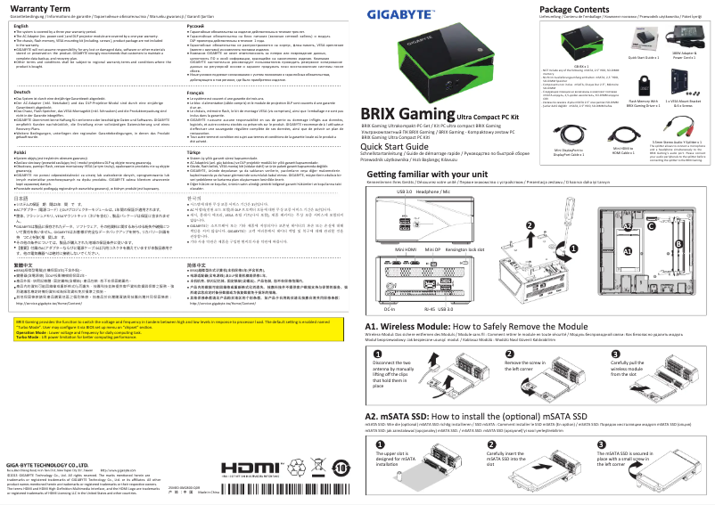 Page n°1 - Manuel utilisateur Gigabyte GB-BXi5G-760