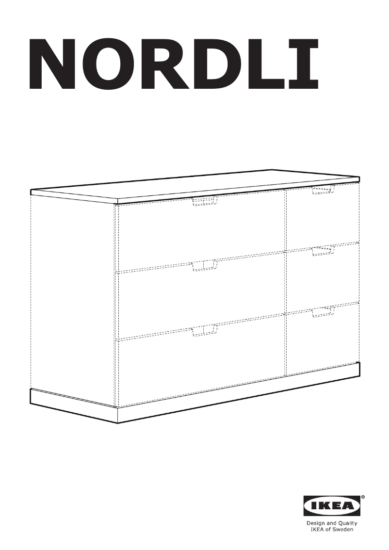 Página 1 del manual Manual de usuario Ikea NORDLI 403.834.74