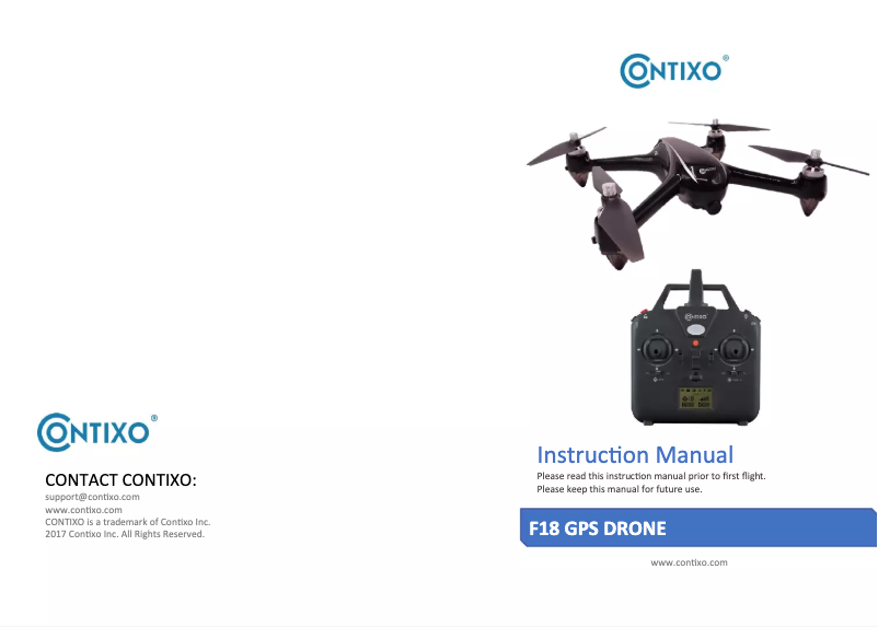 Page 1 de la notice Manuel utilisateur Contixo F18