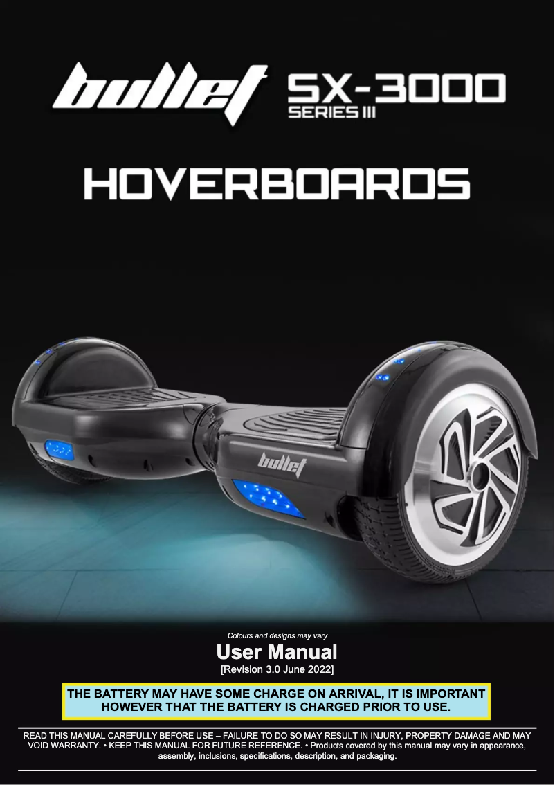 Image de la première page du manuel de l'appareil SX-3000 Series II