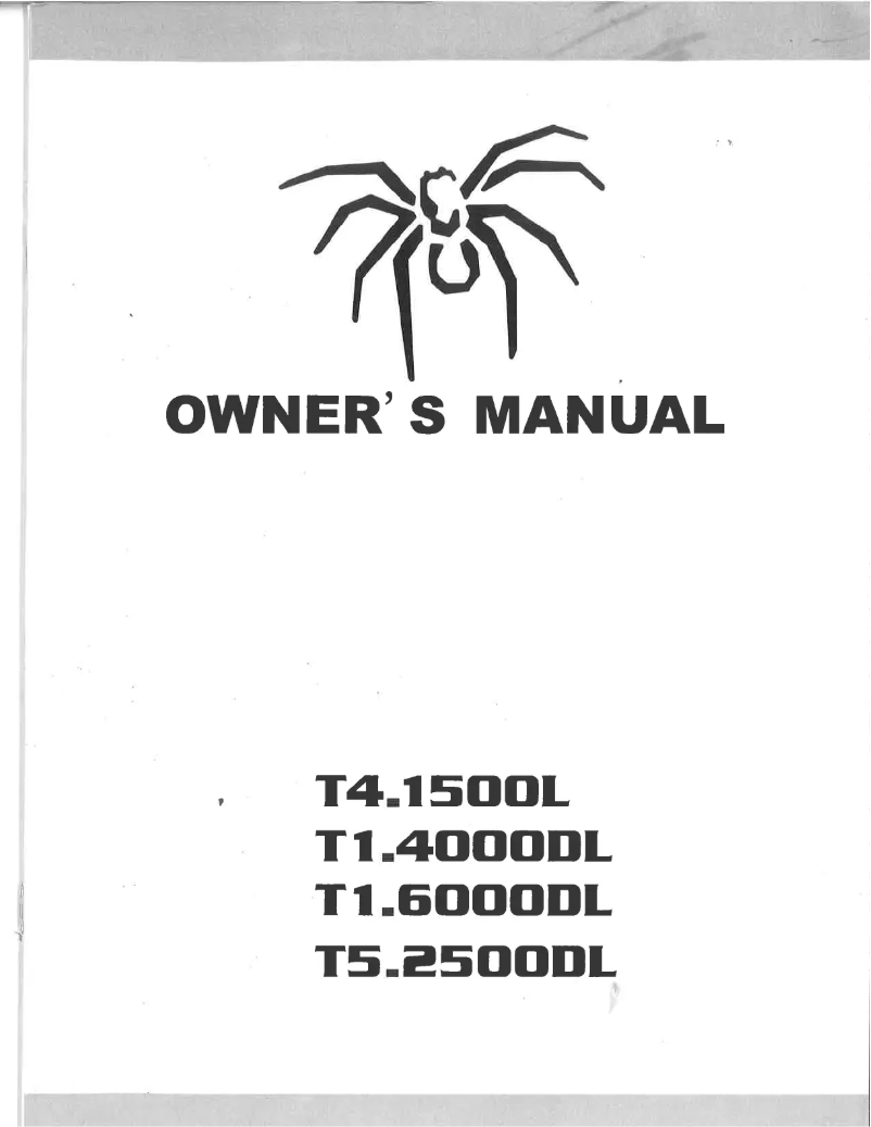 Page n°1 - Manuel utilisateur Soundstream T5.2500DL