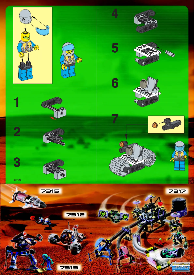 Page 1 de la notice Manuel utilisateur Lego ALIEN ENCOUNTER
