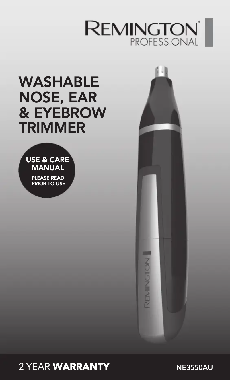 Page 1 de la notice Manuel utilisateur Remington NE3550AU