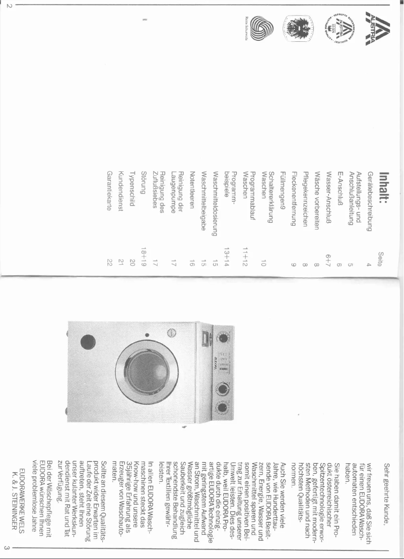 Page n°1 - Manuel utilisateur Eudora EU 541