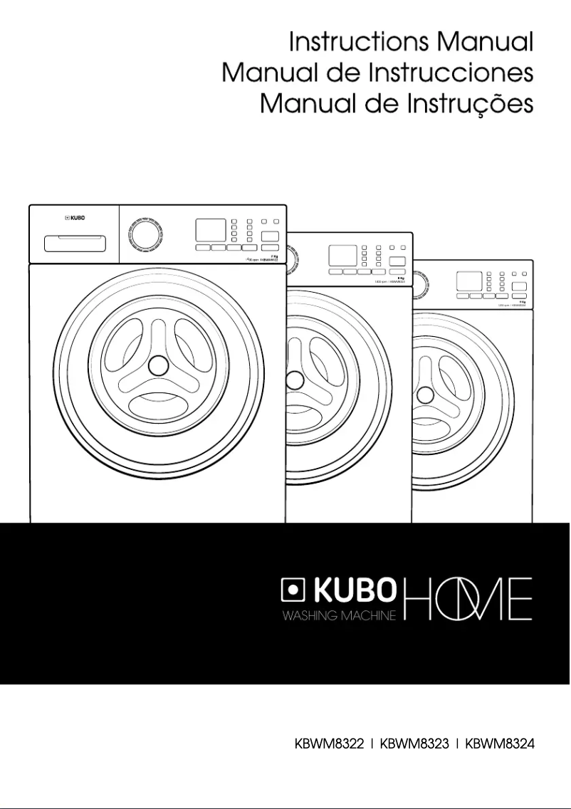 Página 1 del manual Manual de usuario Kubo KBWM8322