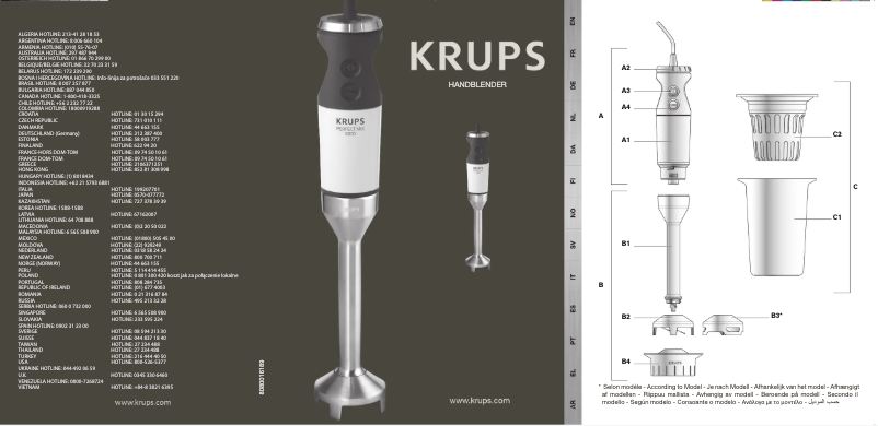 Image de la première page du manuel de l'appareil Perfect Mix 9000 Pro+ HZ5081