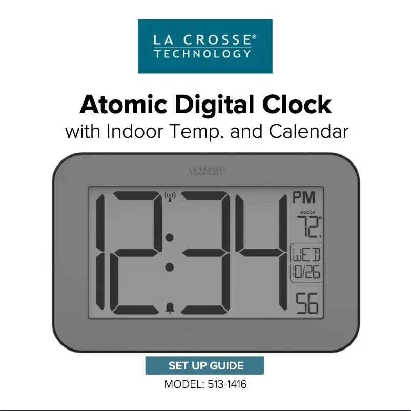 Page 1 de la notice Manuel utilisateur La Crosse Technology 513-02927