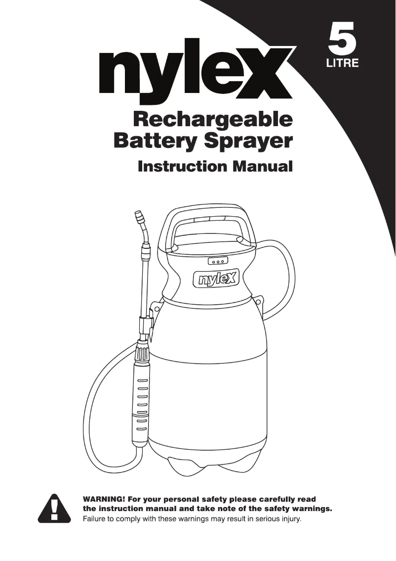Page n°1 - Manuel utilisateur Nylex Rechargeable Battery Sprayer