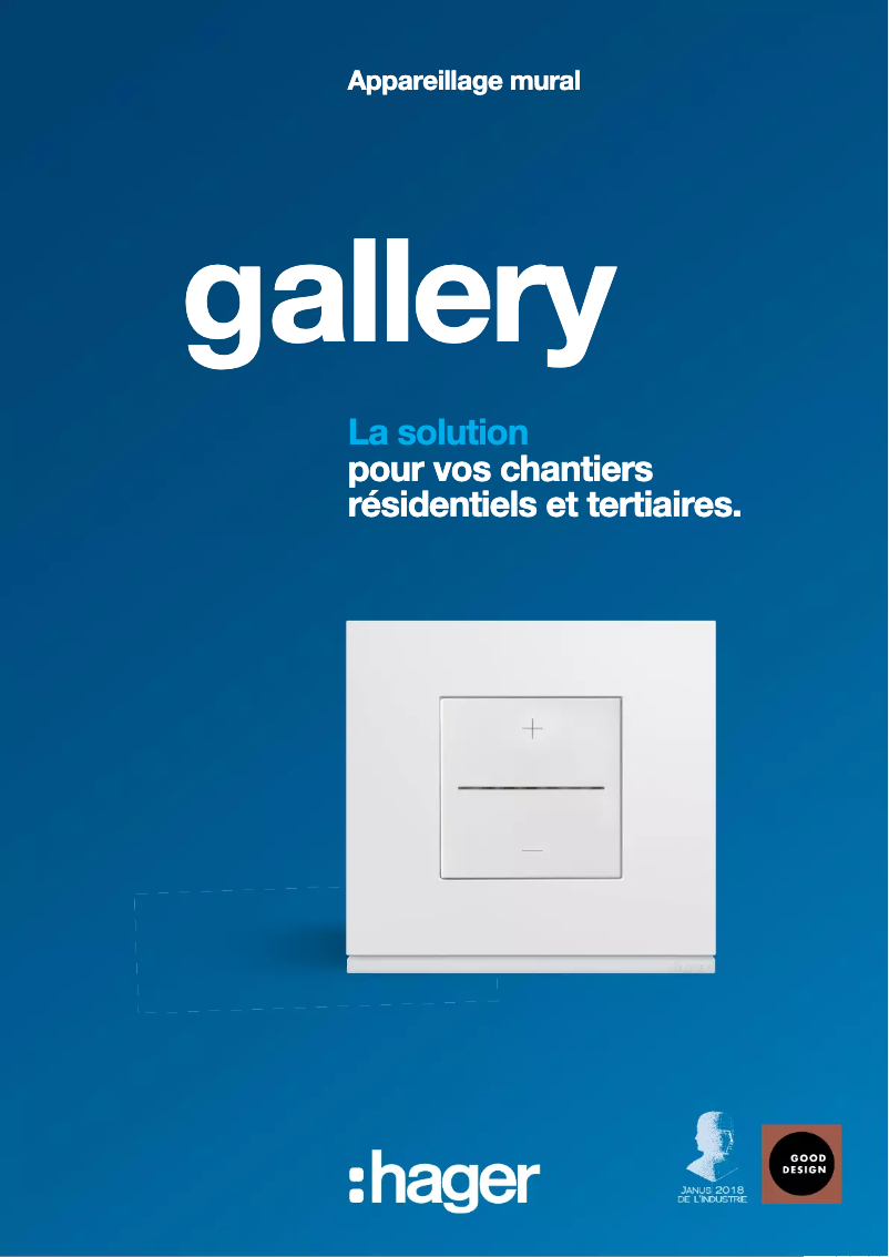 Page 1 de la notice Brochure Hager WXT314