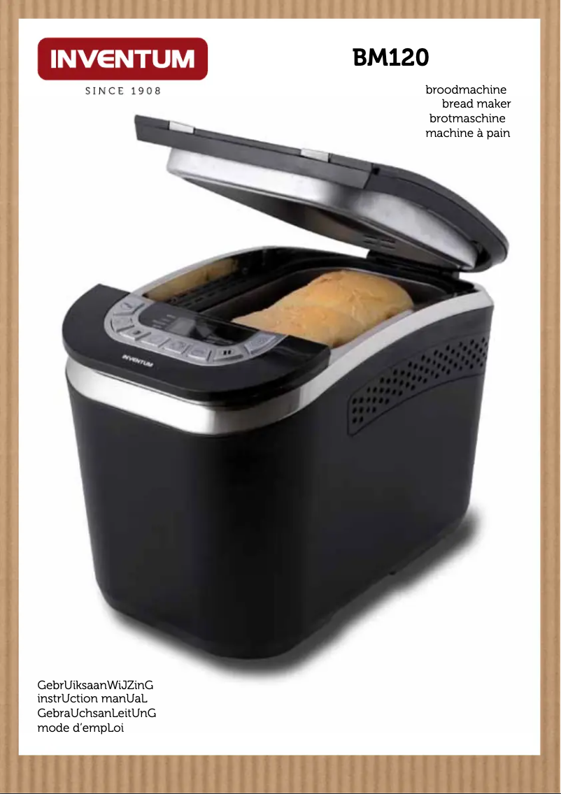 Page 1 de la notice Manuel utilisateur Inventum BM120