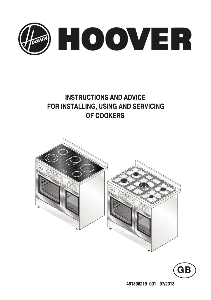 Page n°1 - Manuel utilisateur Hoover HVD9395BL