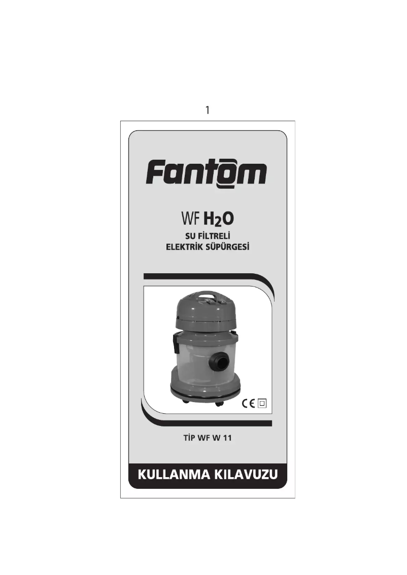 Página 1 del manual Manual de usuario Fantom WF H2O