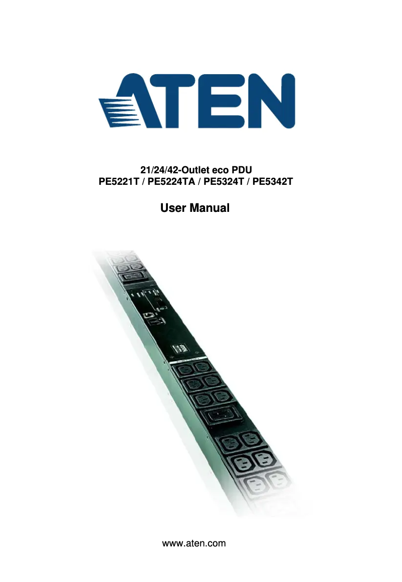 Page n°1 - Manuel utilisateur ATen PE5342TG
