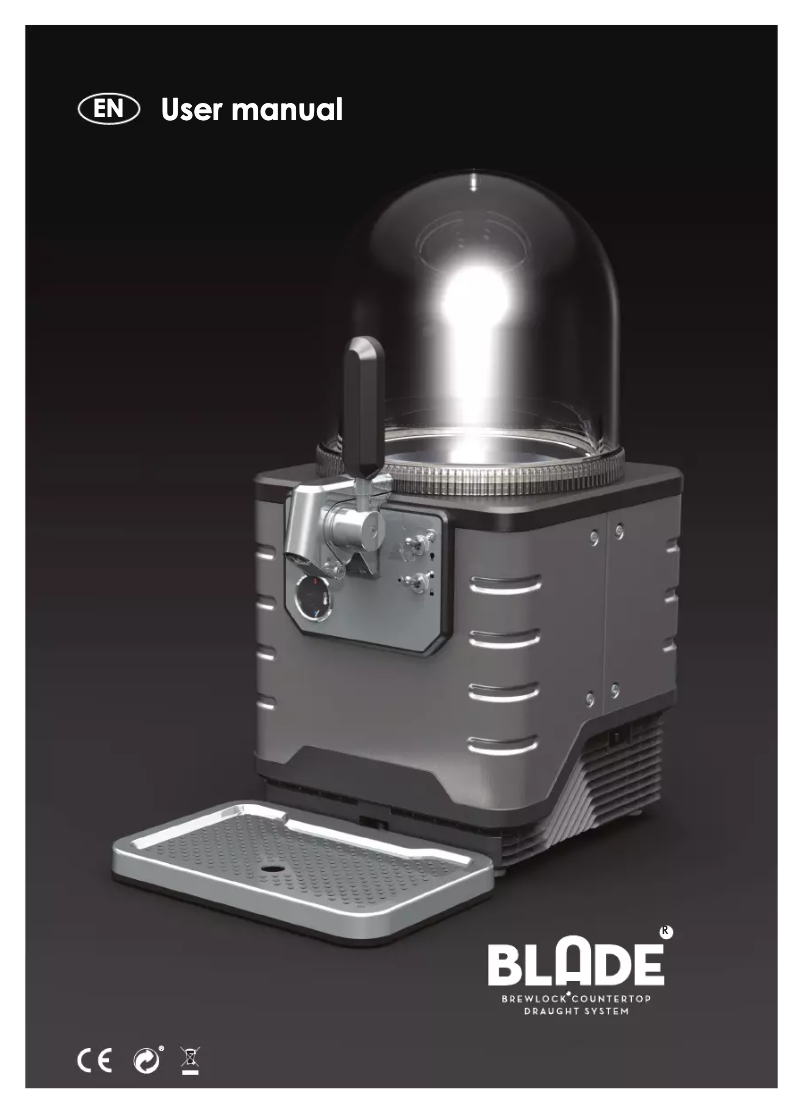 Page 1 de la notice Manuel utilisateur Blade Brewlock