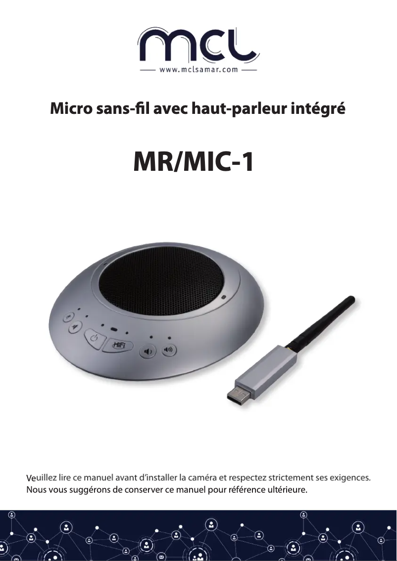 Image de la première page du manuel de l'appareil MR/MIC-1