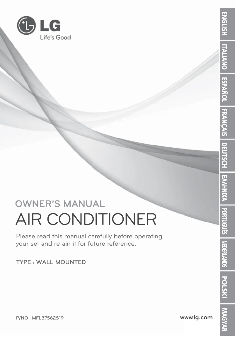 Page 1 de la notice Manuel utilisateur LG ASNH09GERU3