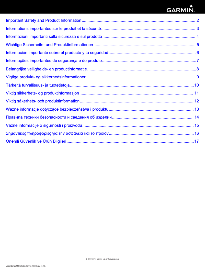 Page 1 de la notice Mode d'emploi Garmin Striker 4