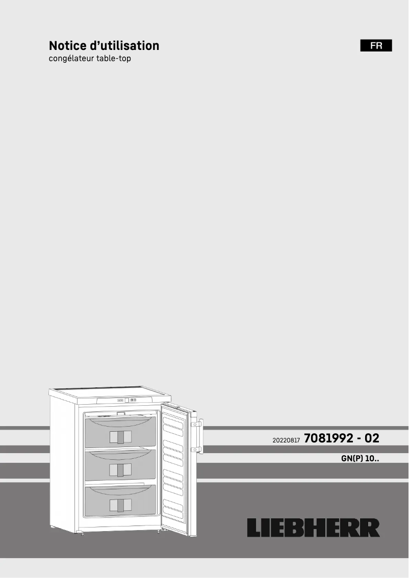 Image de la première page du manuel de l'appareil GNP 1076 Premium