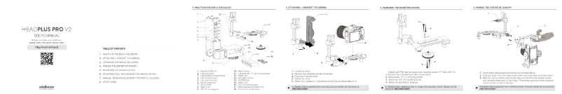 Page 1 de la notice Manuel utilisateur Edelkrone HeadPLUS PRO v2