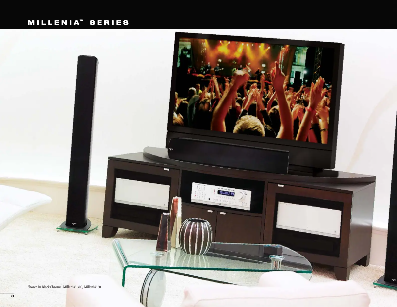 Page 1 de la notice Fiche technique Paradigm Millenia ADP