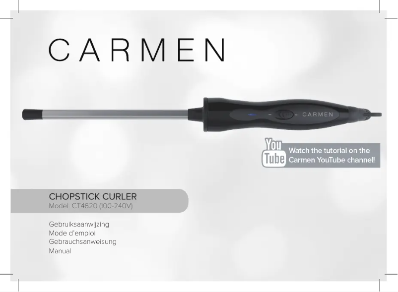 Page 1 de la notice Fiche technique Carmen CT4620