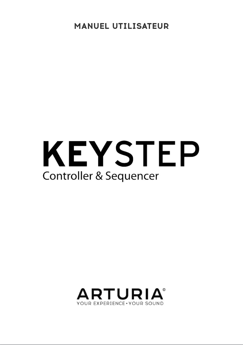 Image de la première page du manuel de l'appareil Keystep