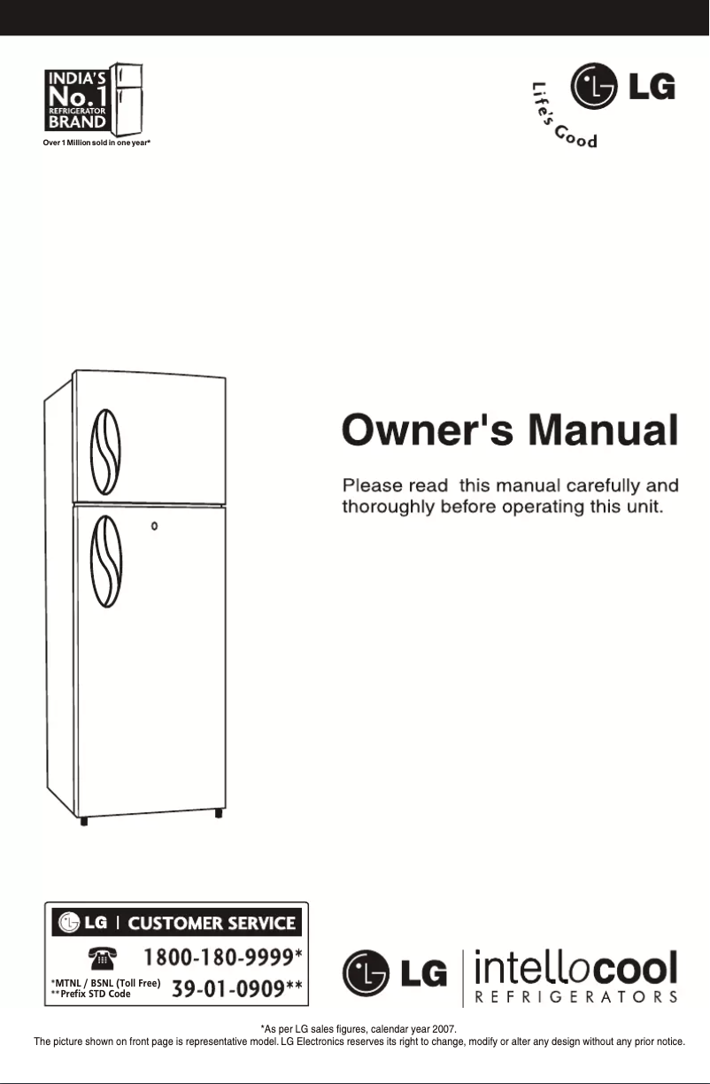 Page n°1 - Manuel utilisateur LG GL-325TTG4
